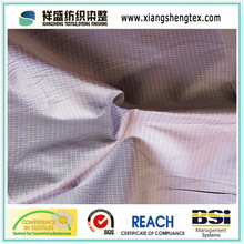 DTY and FDY Polyester Checked Pongee Fabric for Garment